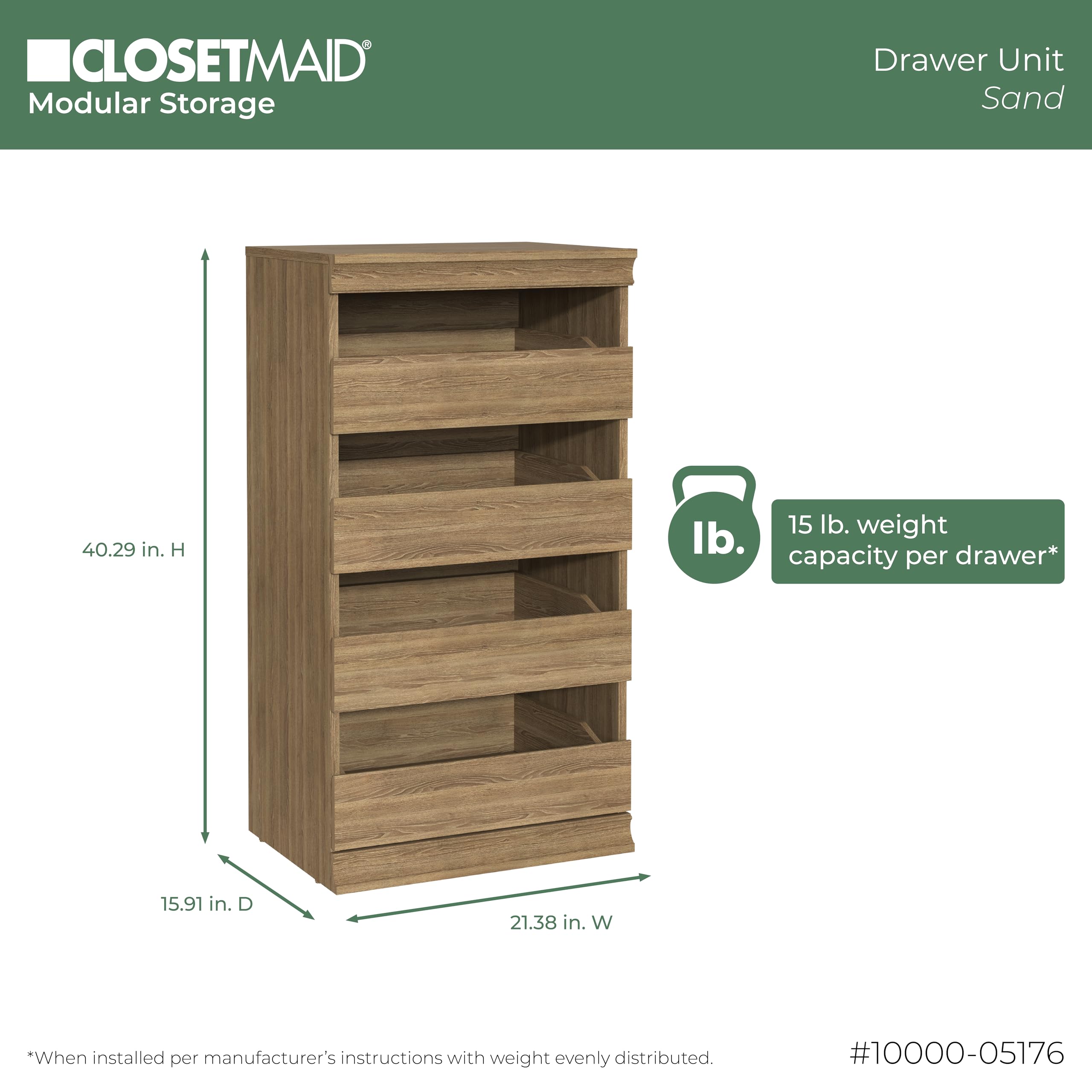 Modular Closet Storage Organizer Unit