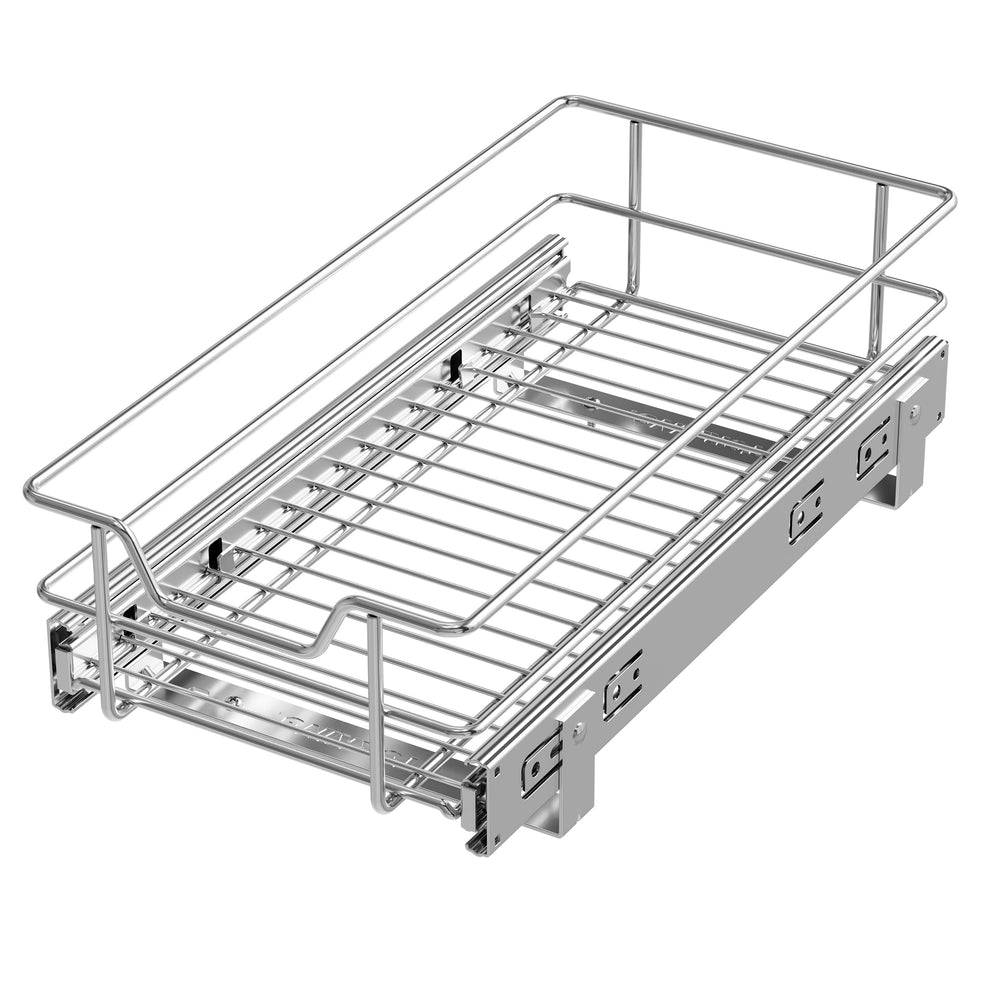 Heavy Duty Pull Out Cabinet Organizer with Chrome Plated Slide Out Drawer