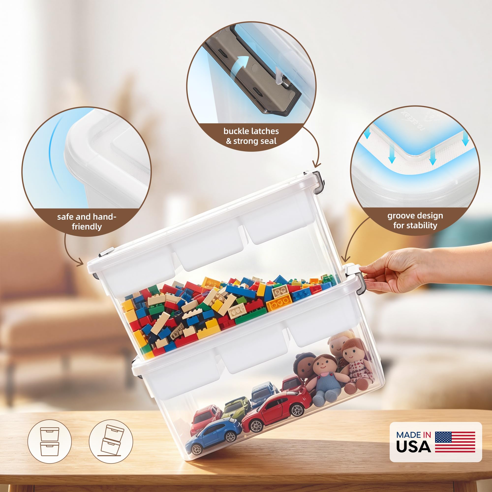 Craft Organizer and Toy Storage Box
