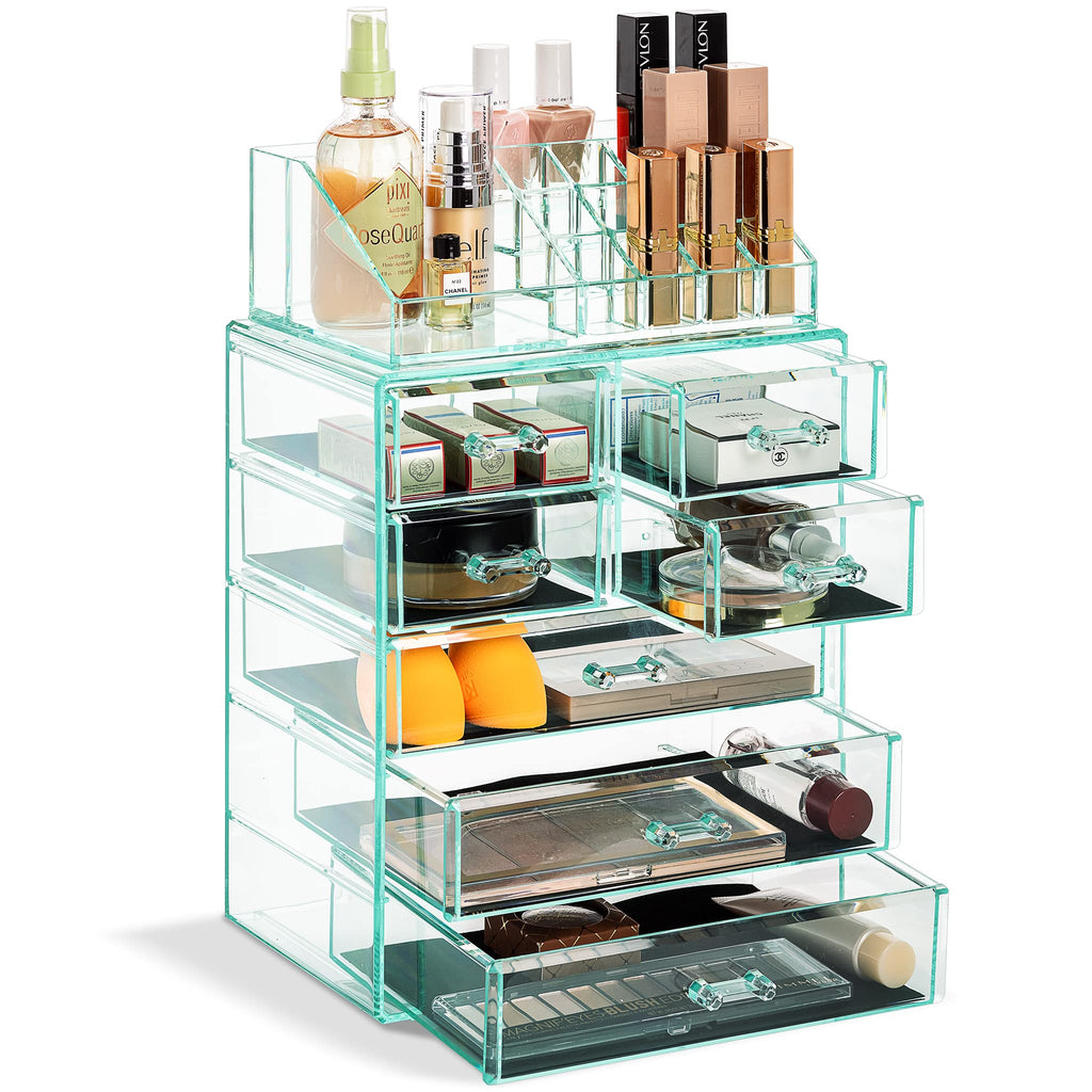 Spacious Acrylic Makeup Jewelry and Cosmetics Storage Case