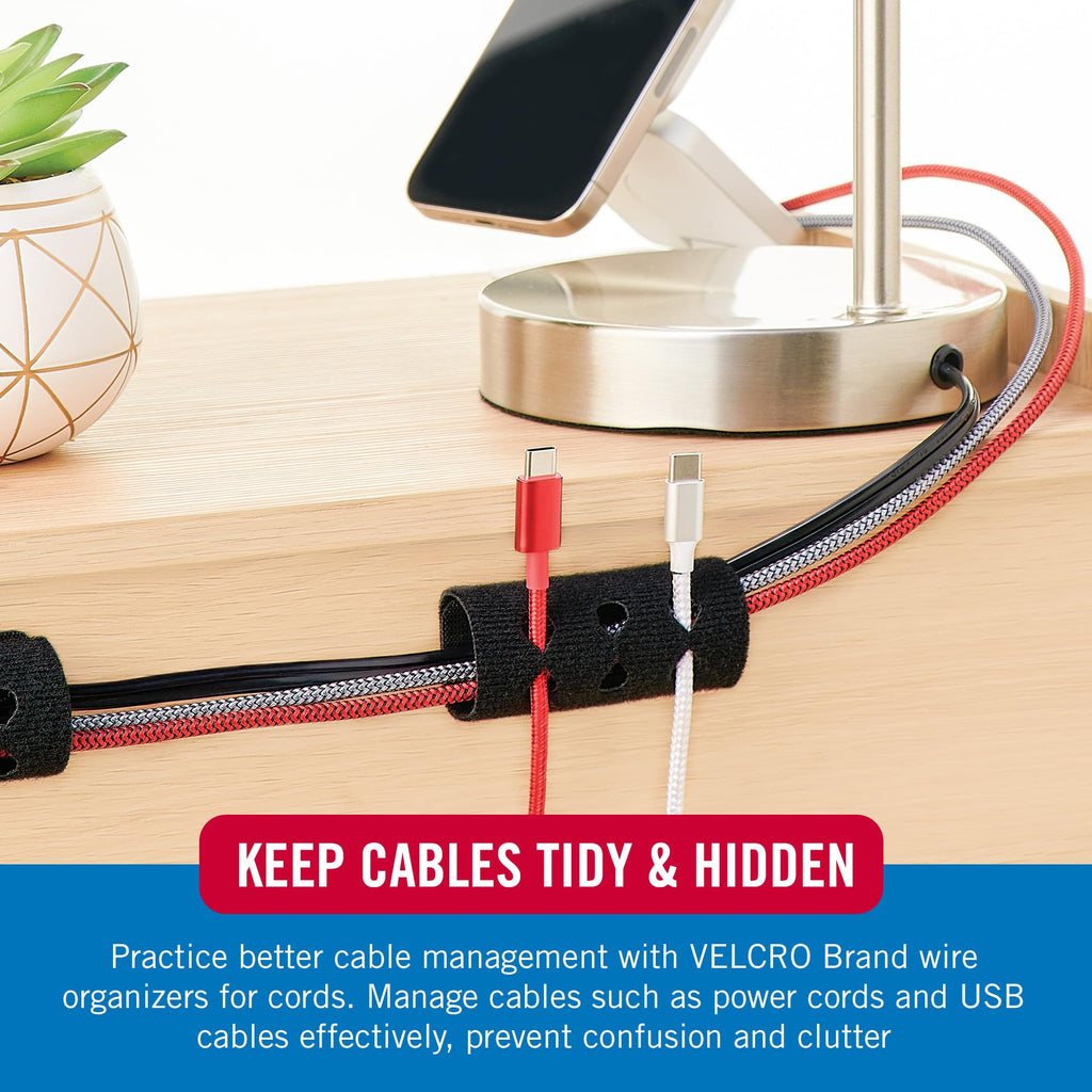 Cable Ties and Cord Organizer for Home and Office