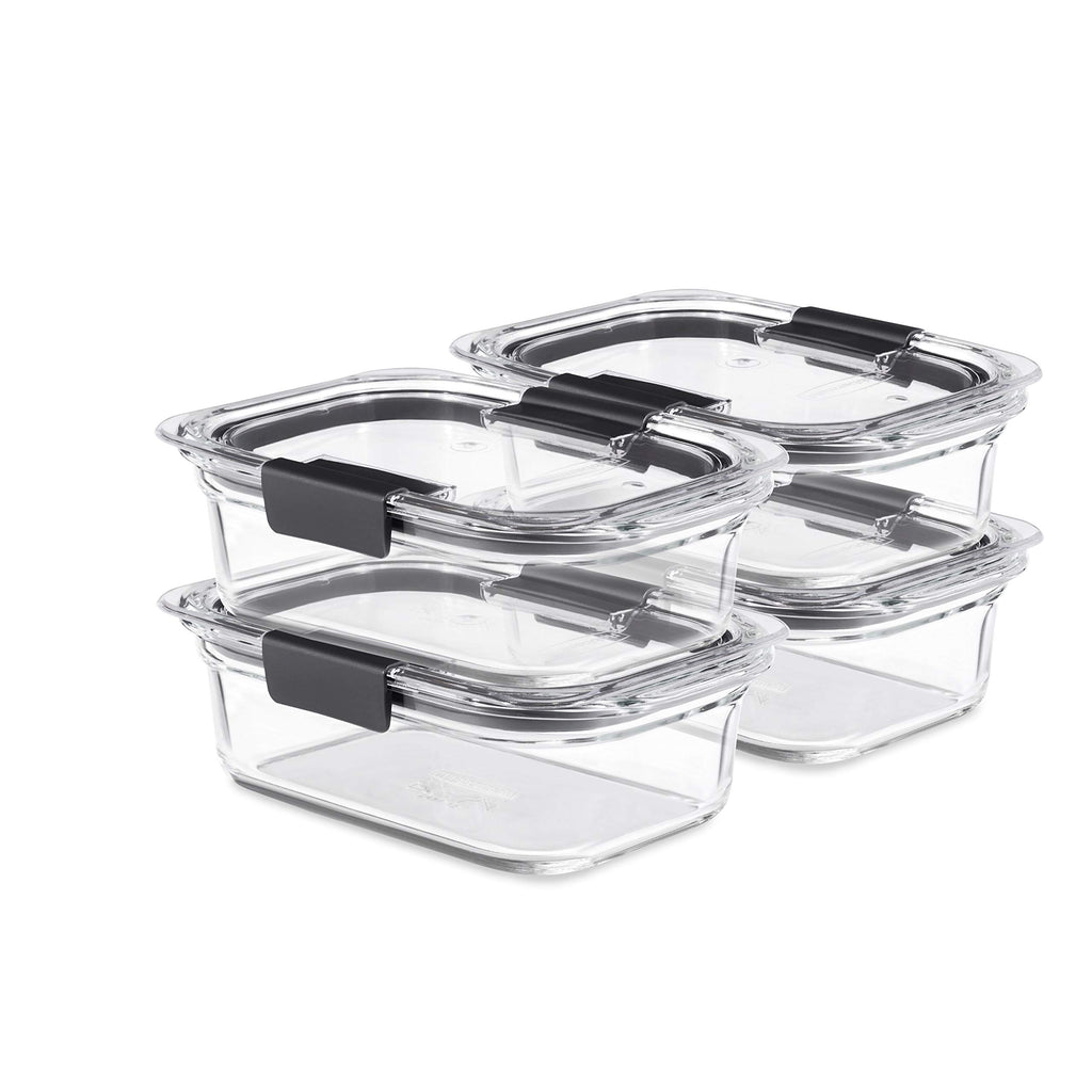 Nine Piece Leakproof Glass Food Storage Container Set in Assorted Sizes