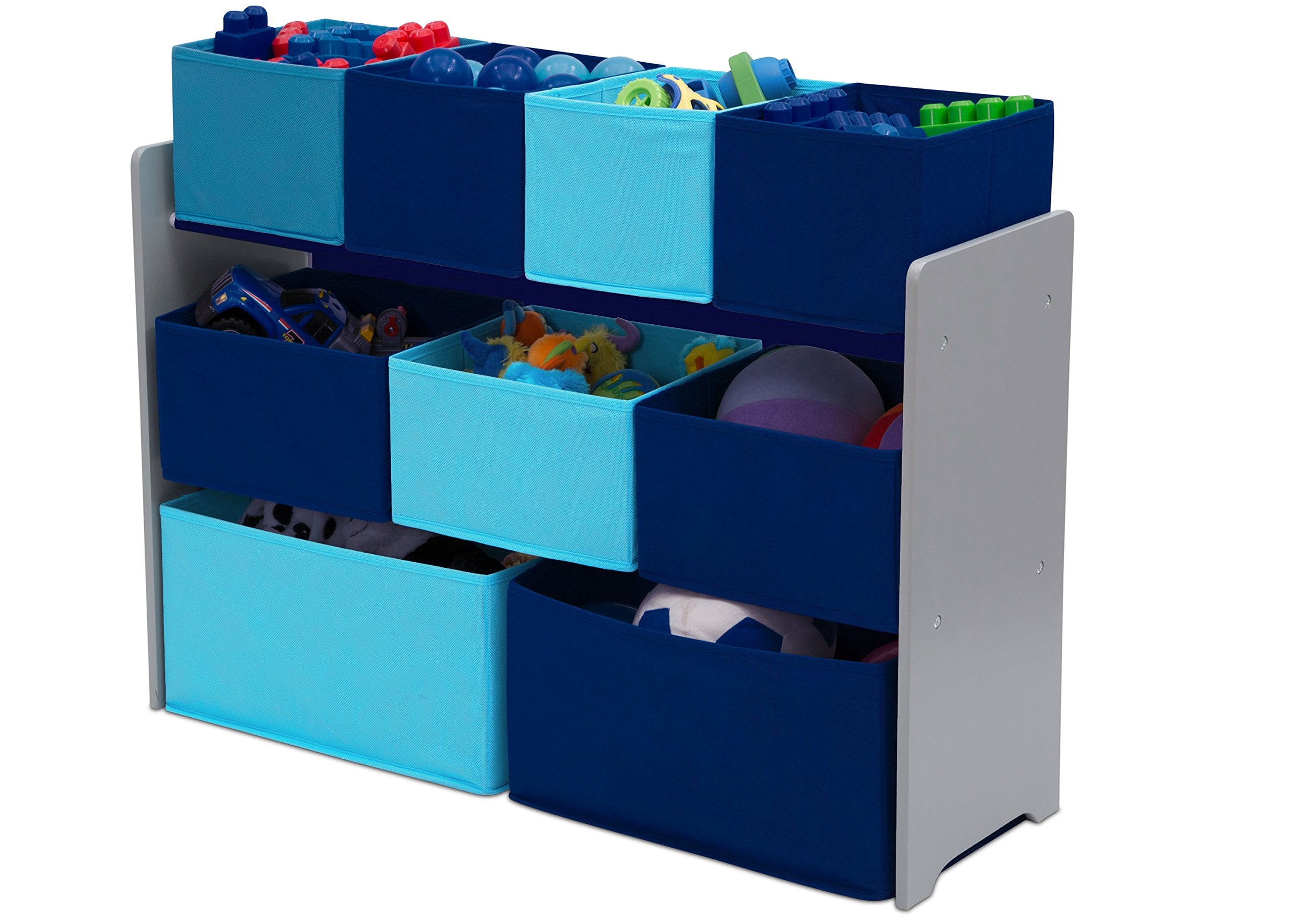 Multi Bin Toy Organizer with Removable Storage Bins