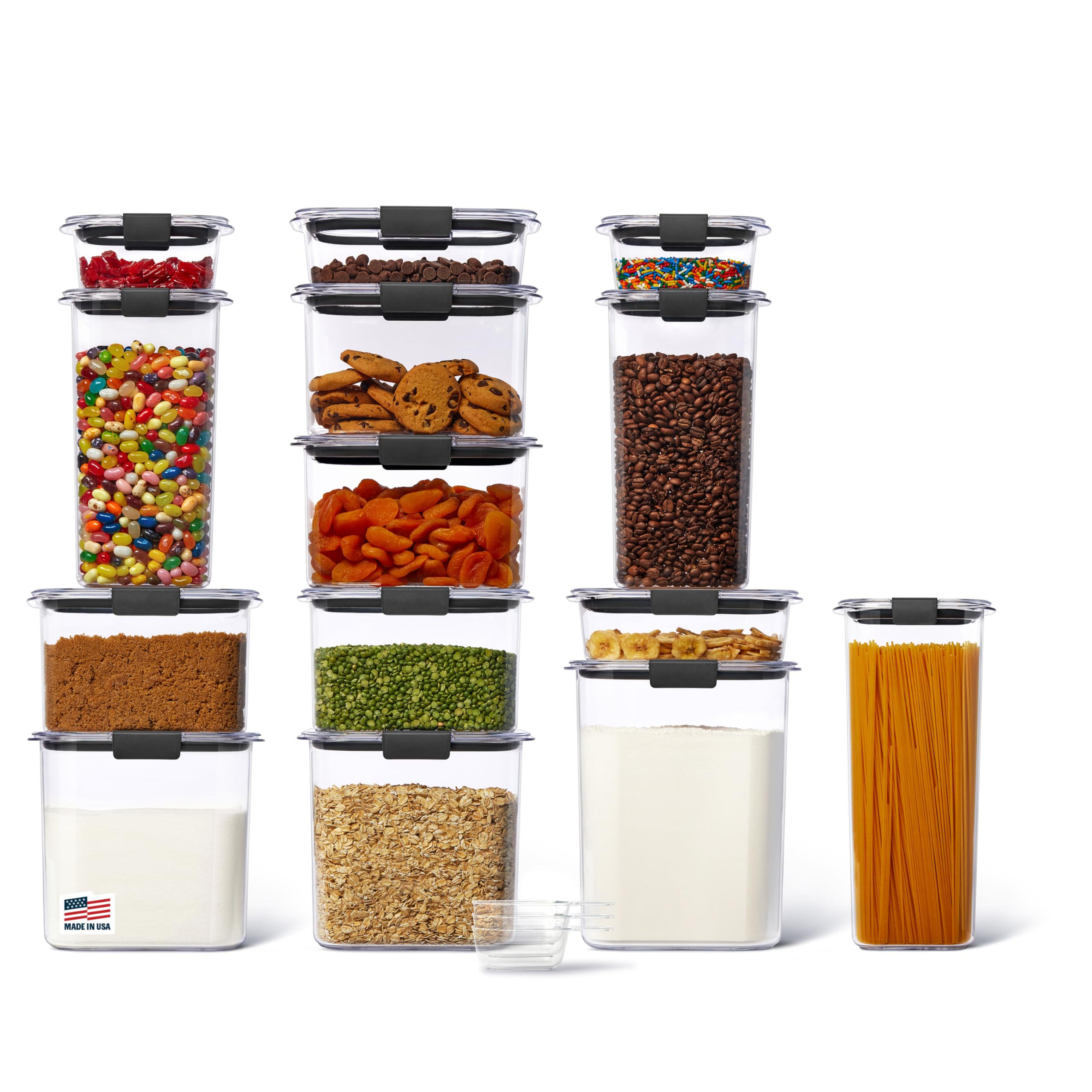 Clear Plastic Pantry Food Storage Containers