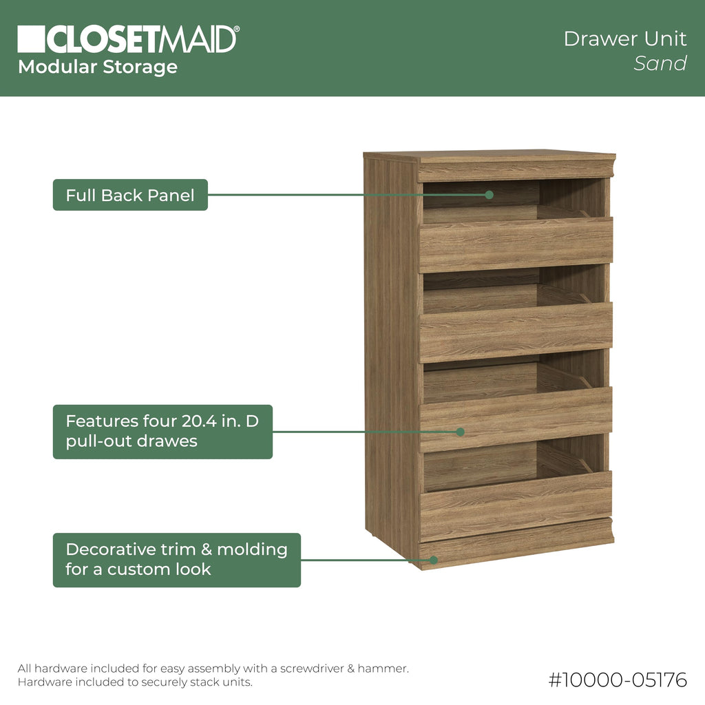 Modular Closet Storage Organizer Unit