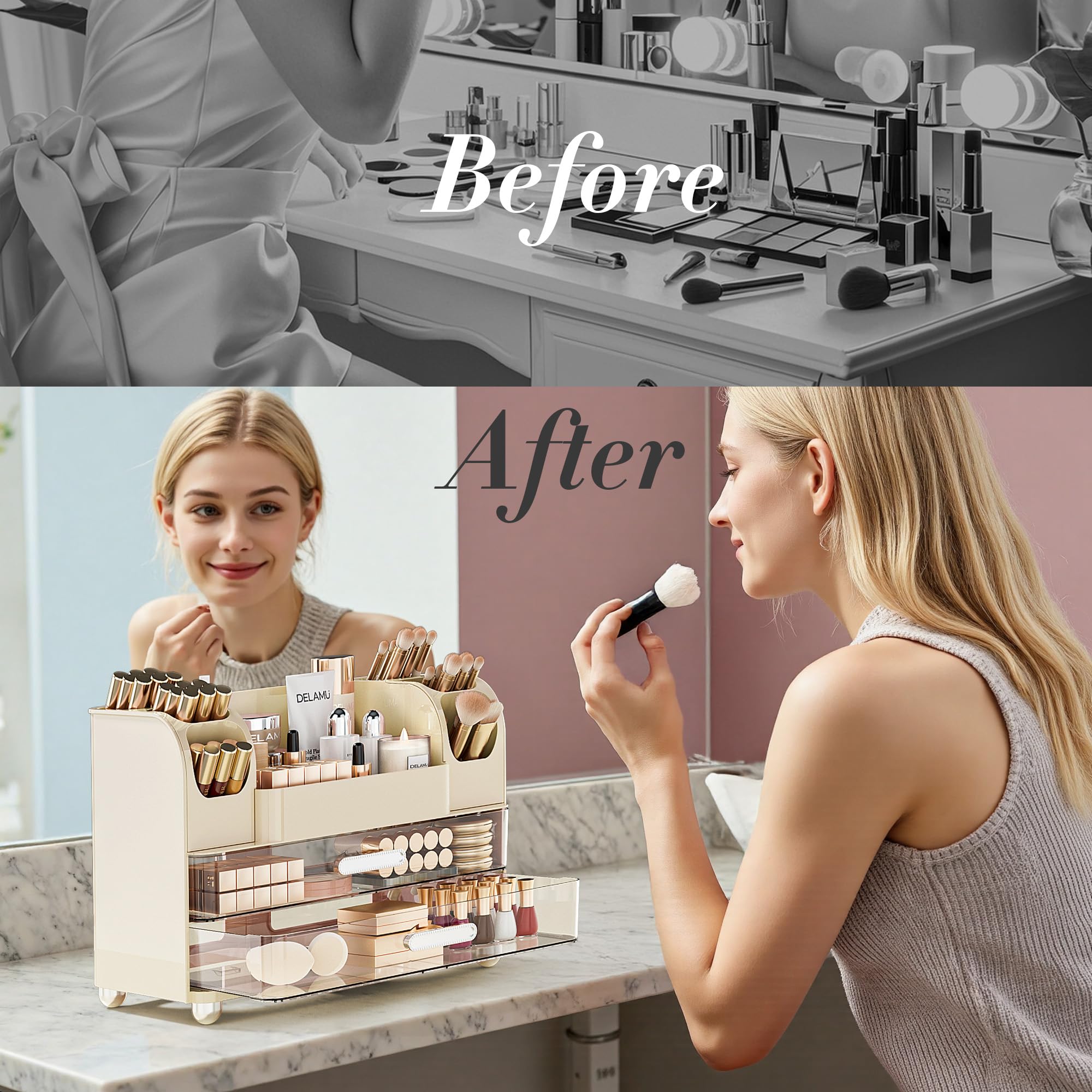 Large Makeup Skincare and Perfume Countertop Organizer