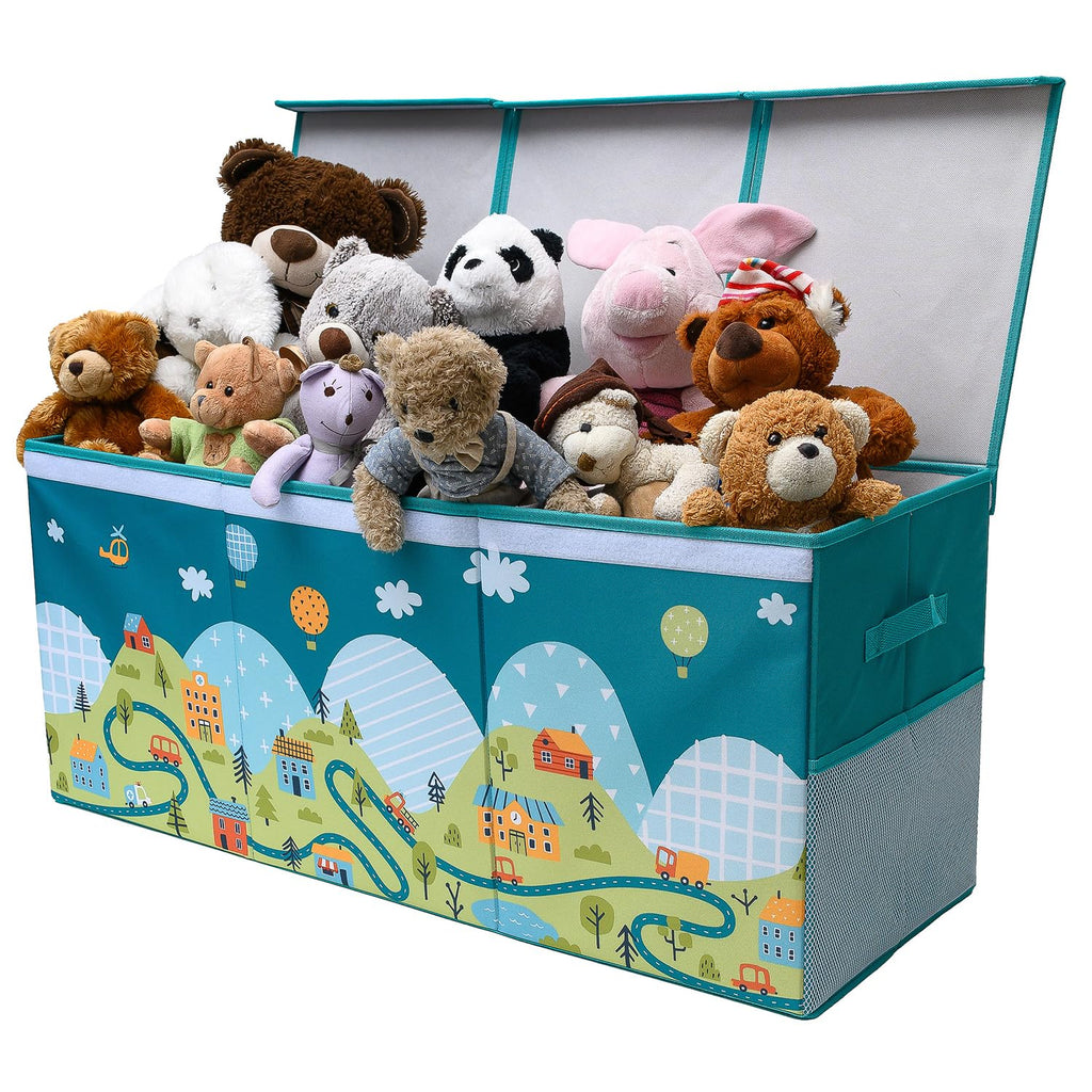 Extra Large Collapsible Toy Storage Box with Lid