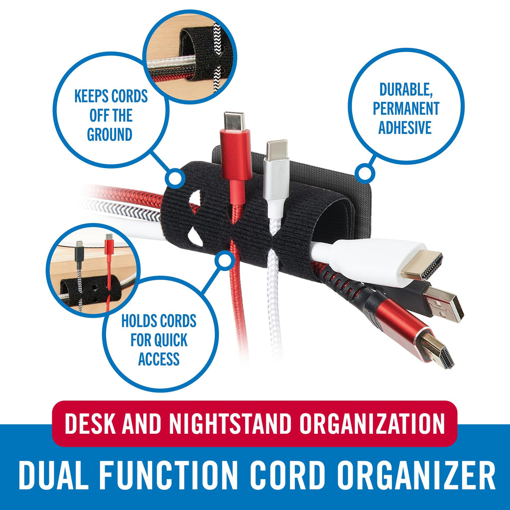 Cable Ties and Cord Organizer for Home and Office