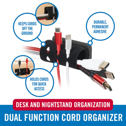 Cable Ties and Cord Organizer for Home and Office