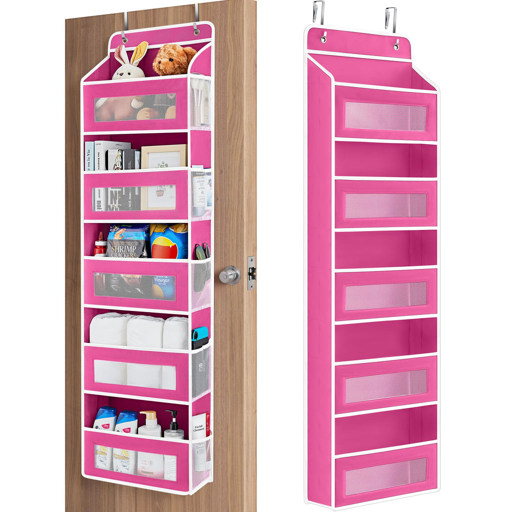 Five Shelf Over Door Hanging Organizer with Large Storage Pockets