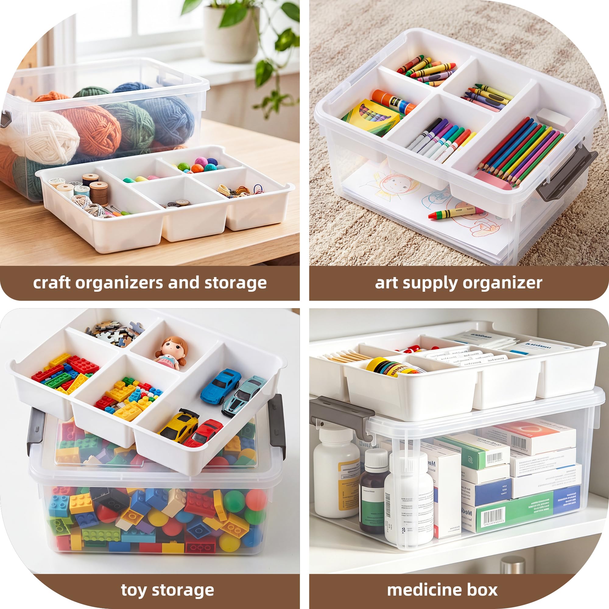 Craft Organizer and Toy Storage Box