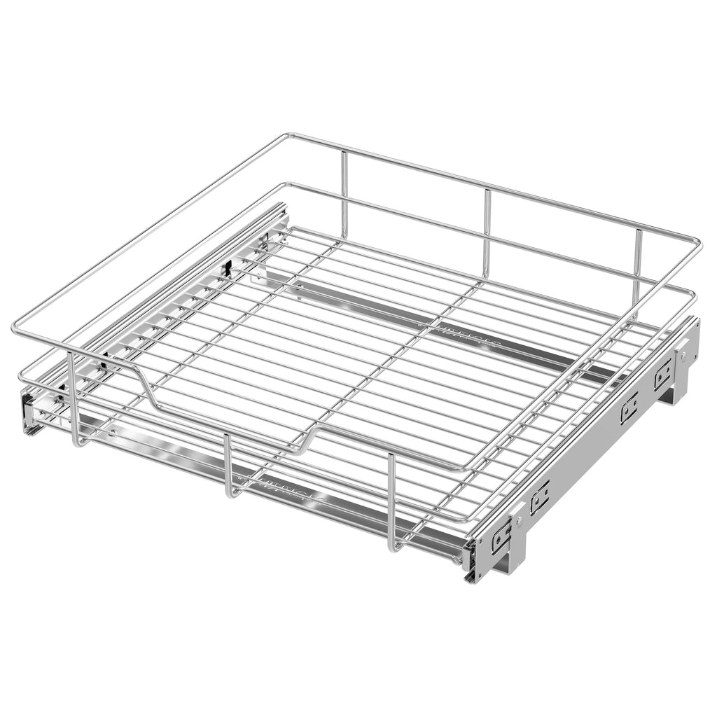 Heavy Duty Pull Out Cabinet Organizer with Chrome Plated Slide Out Drawer