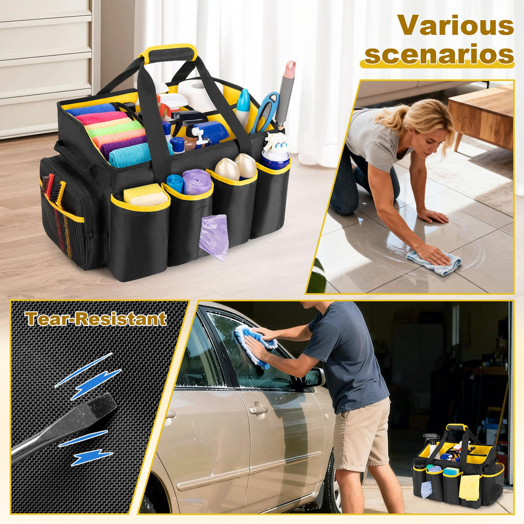 Extra Large Cleaning Caddy Organizer with Handle