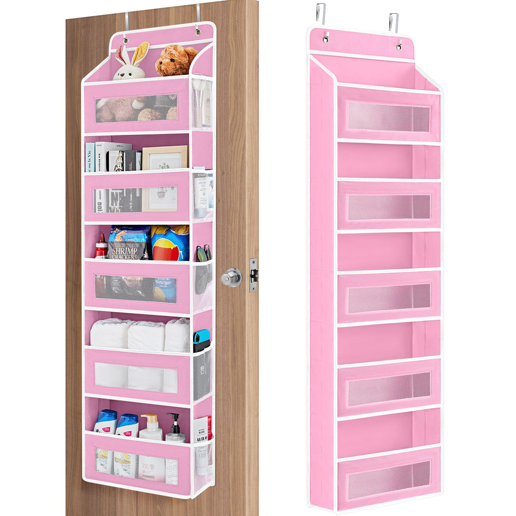Five Shelf Over Door Hanging Organizer with Large Storage Pockets