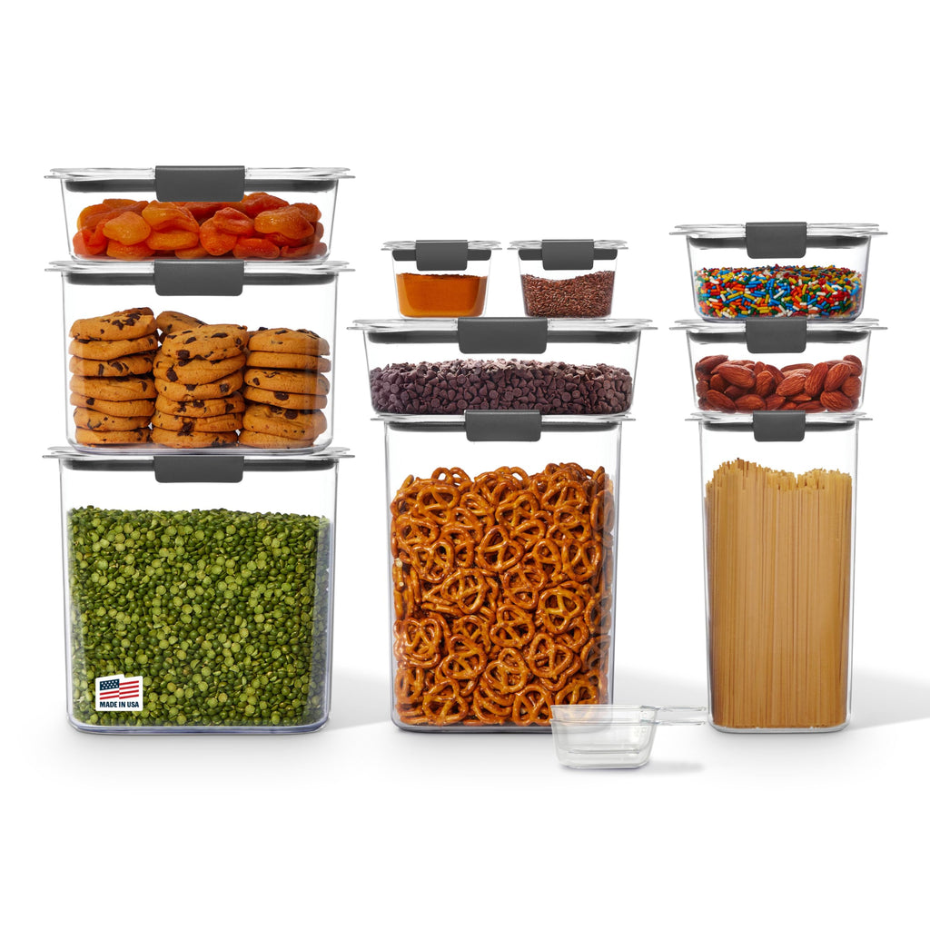 Clear Plastic Pantry Food Storage Containers