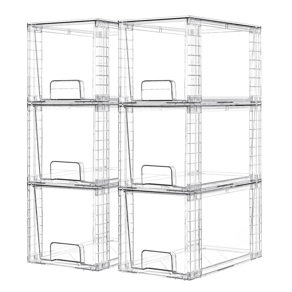 Large Stackable Storage Drawers for Home Organization
