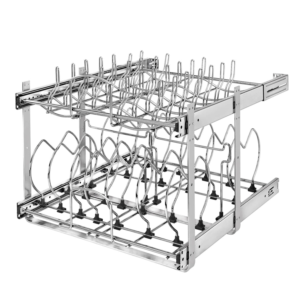 12 Inch Two Tier Cookware Organizer