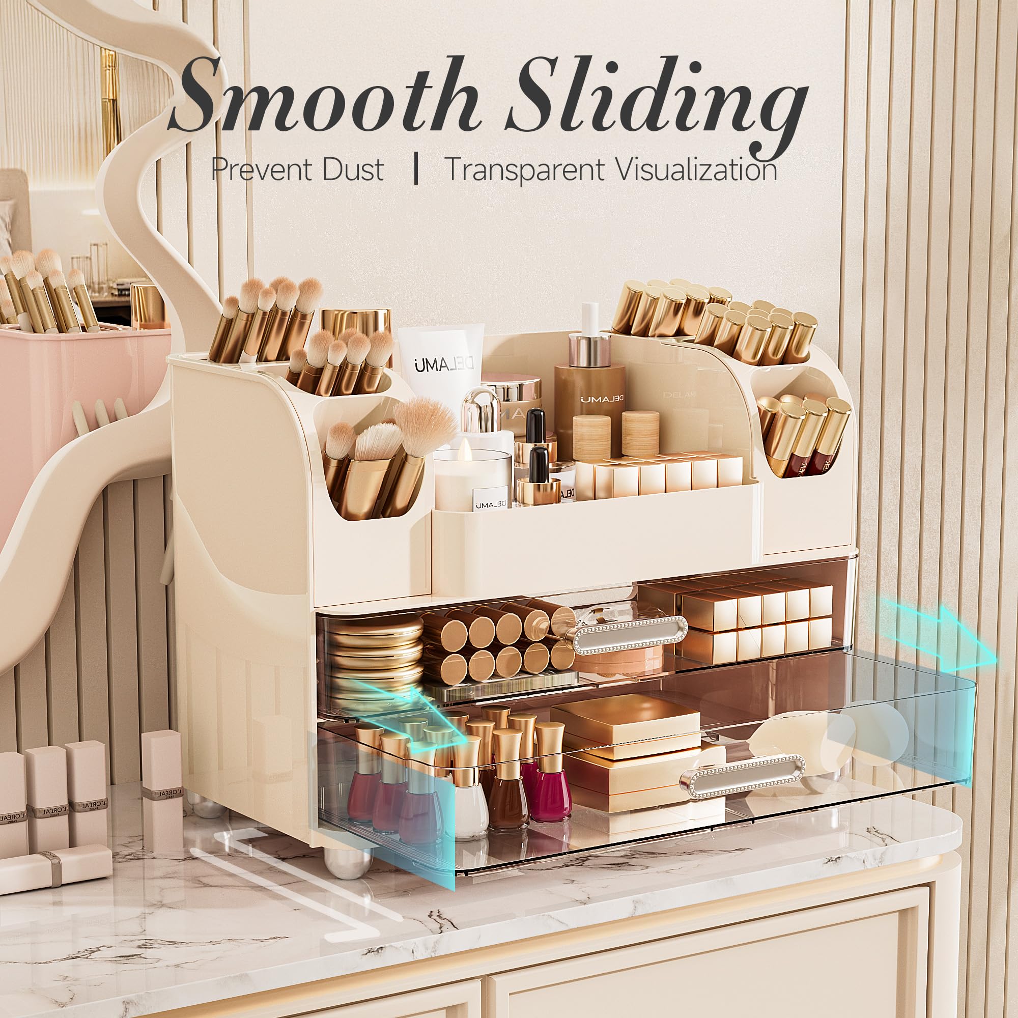 Large Makeup Skincare and Perfume Countertop Organizer