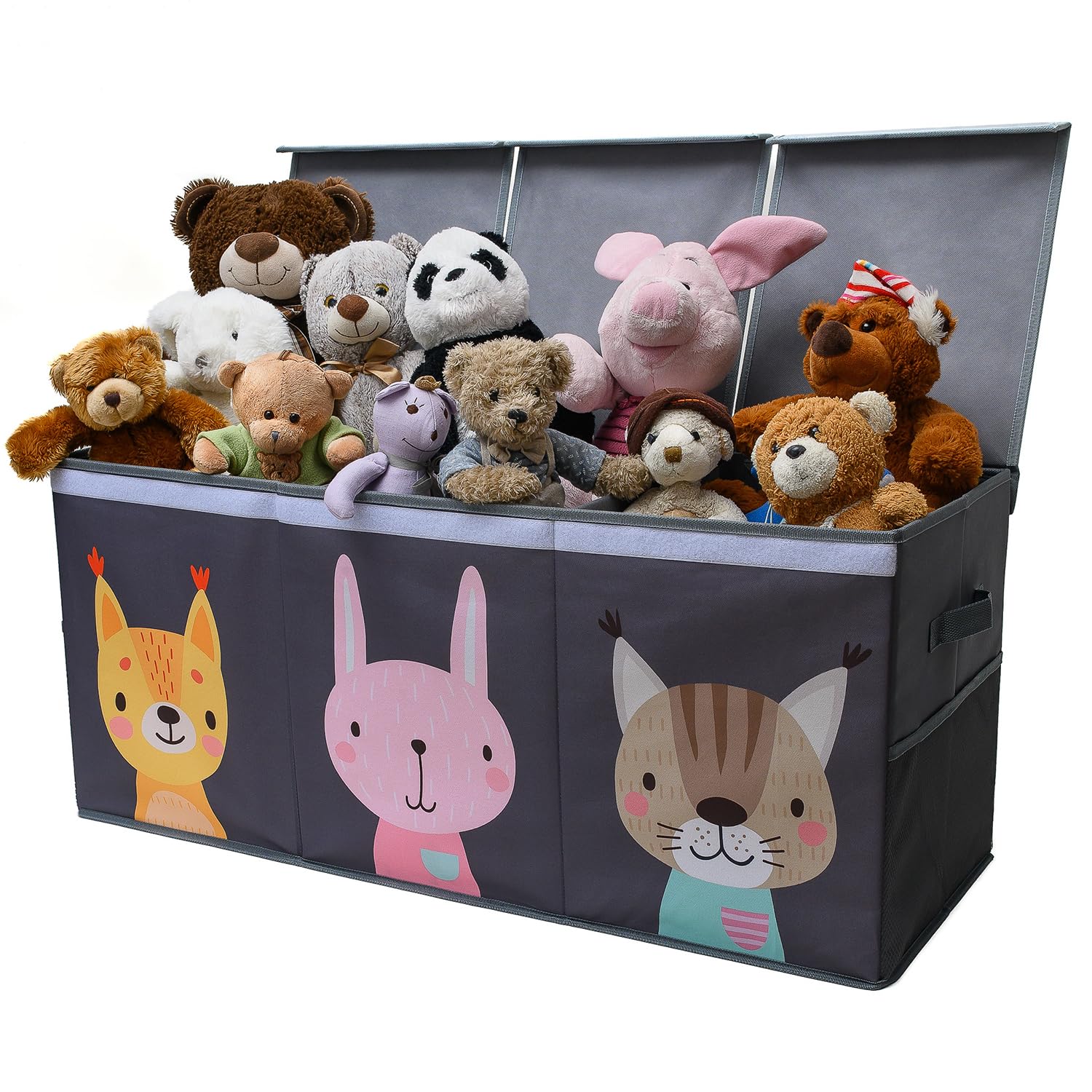 Extra Large Collapsible Toy Storage Box with Lid