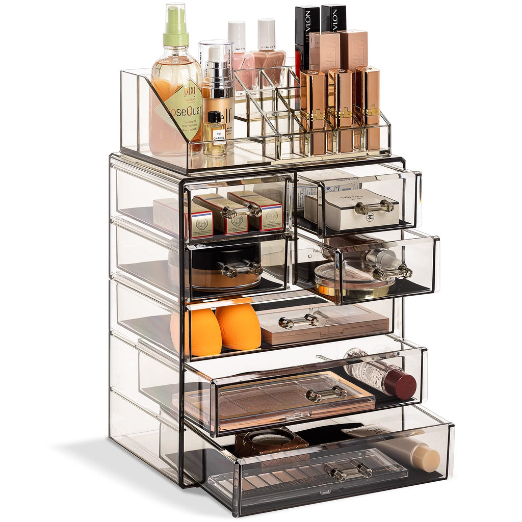 Spacious Acrylic Makeup Jewelry and Cosmetics Storage Case