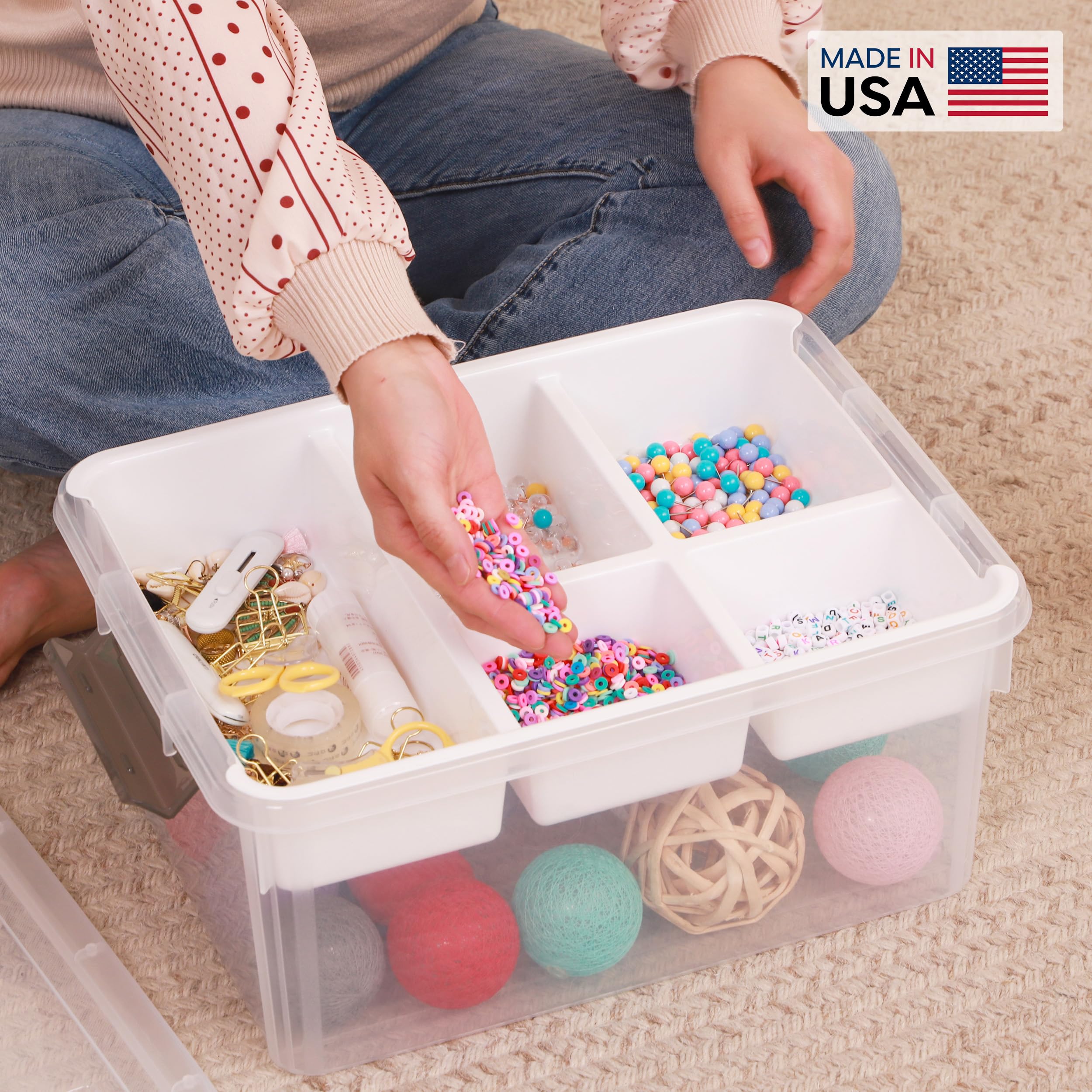 Craft Organizer and Toy Storage Box
