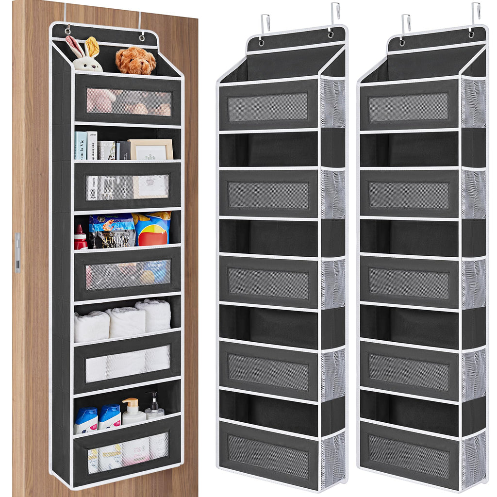 Five Shelf Over Door Hanging Organizer with Large Storage Pockets