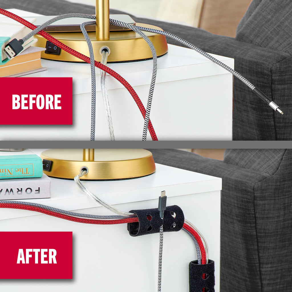 Cable Ties and Cord Organizer for Home and Office