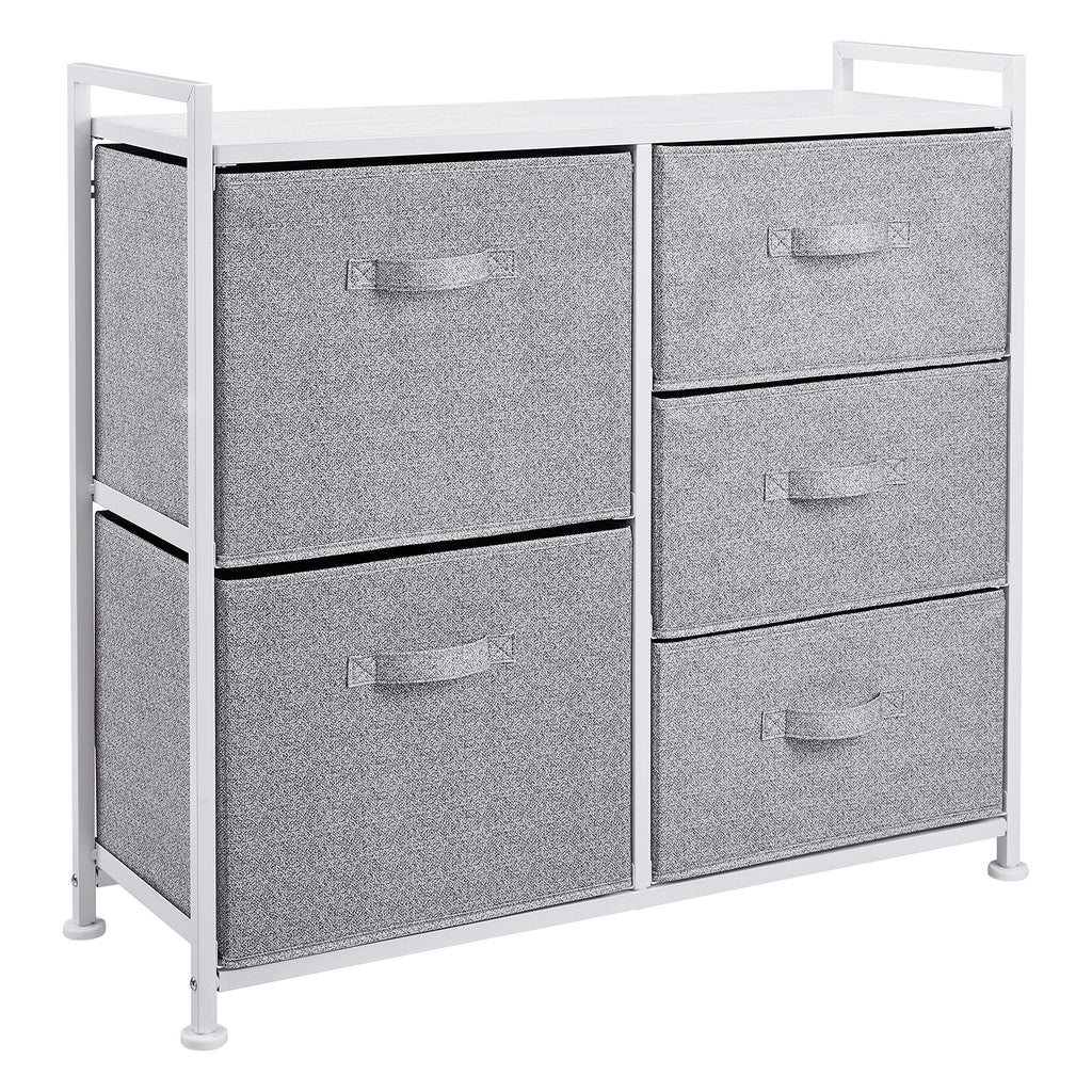 Fabric Five Drawer Closet Storage Organizer